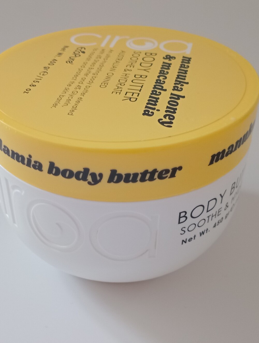 Ciroa Manuka Honey & Macadamia Body Butter 450g NEW Sealed - Picture 6 of 7